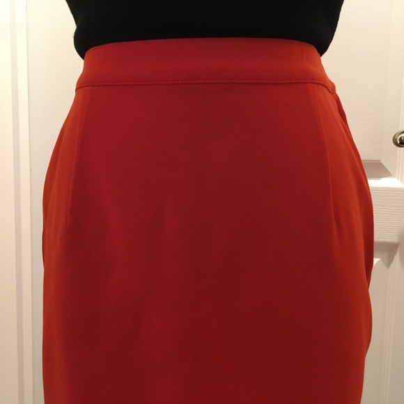 ❤️NEW MOSCHINO❤️Jeans Red Mini Skirt Vintage VTG New Authentic - Picture 2 of 12